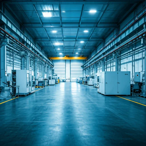 Modern high-tech manufacturing facility representing operational independence for business exits
